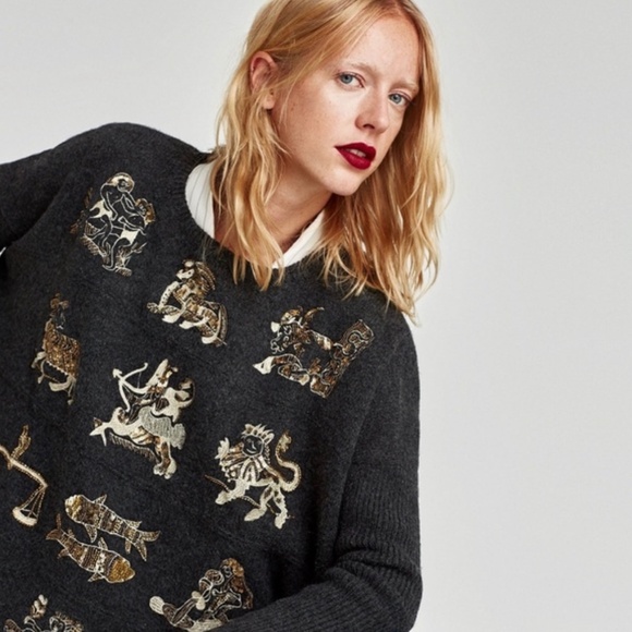 Zara Sweaters - Zara Zodiac Sweater